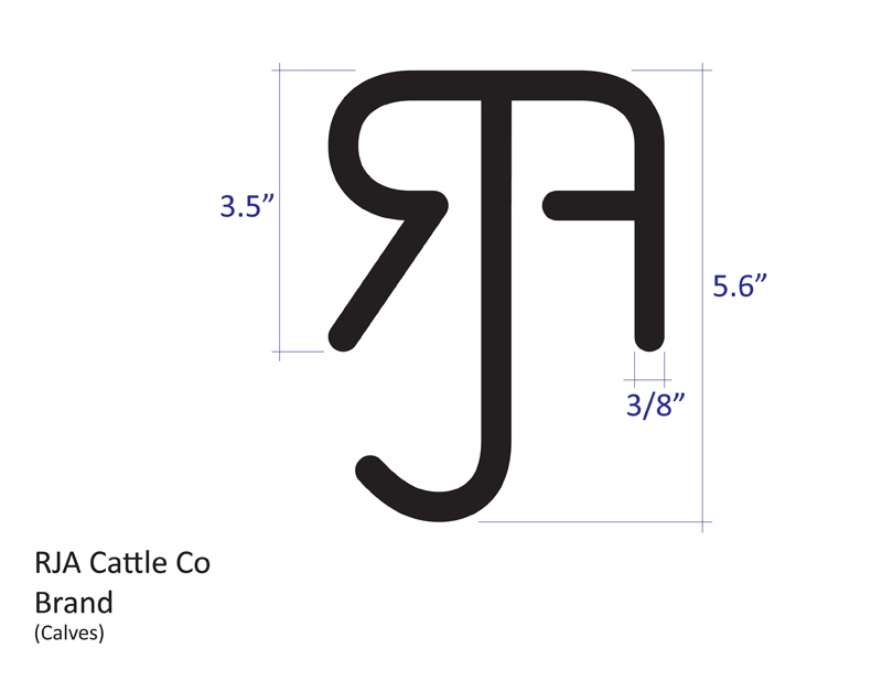RJA Cattle Company Brand Small